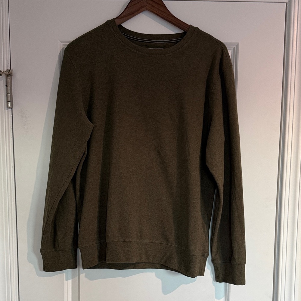 Boston Traders Men's Forest Green Crewneck Sweater